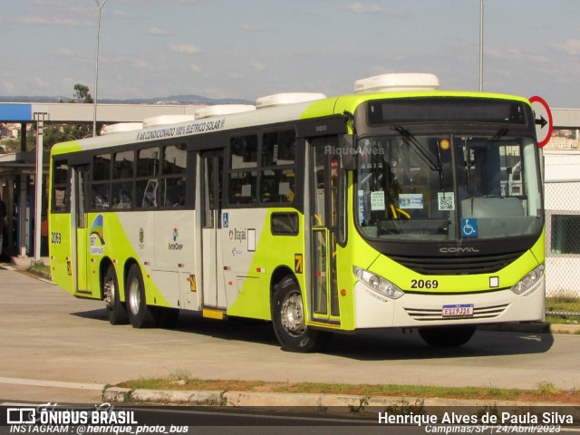 Itajaí Transportes Coletivos 2069 na cidade de Campinas, São Paulo, Brasil, por Henrique Alves de Paula Silva. Número da foto: #11152175.