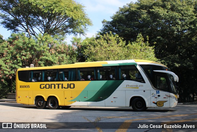 Empresa Gontijo de Transportes 18865 na cidade de São Paulo, São Paulo, Brasil, por Julio Cesar Euzebio Alves. ID da foto: 11151775.