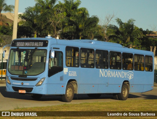 Viação Normandy do Triângulo C12506 na cidade de Rio de Janeiro, Rio de Janeiro, Brasil, por Leandro de Sousa Barbosa. Número da foto: #11152232.