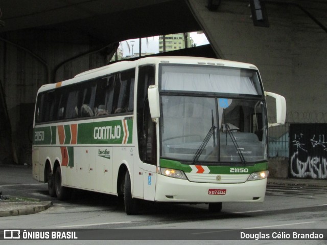 Empresa Gontijo de Transportes 21150 na cidade de Belo Horizonte, Minas Gerais, Brasil, por Douglas Célio Brandao. ID da foto: 11153064.