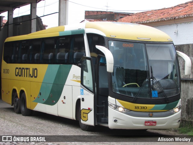 Empresa Gontijo de Transportes 18310 na cidade de Fortaleza, Ceará, Brasil, por Alisson Wesley. ID da foto: 11152017.