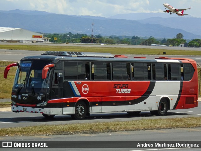 TUASA - Transportes Unidos Alajuelenses 106 na cidade de Alajuela, Alajuela, Costa Rica, por Andrés Martínez Rodríguez. Número da foto: #11153190.