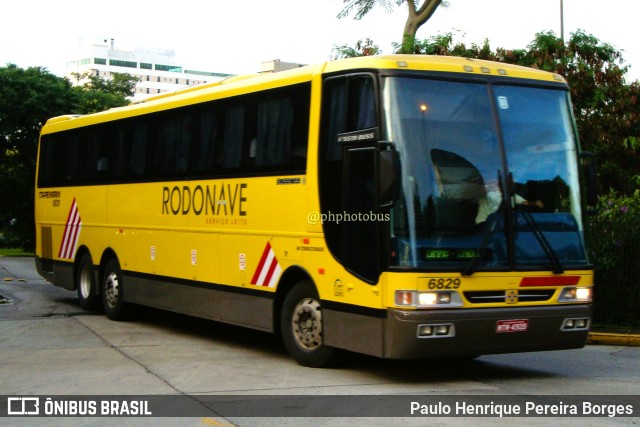 Viação Itapemirim 6829 na cidade de São Paulo, São Paulo, Brasil, por Paulo Henrique Pereira Borges. ID da foto: 11153037.