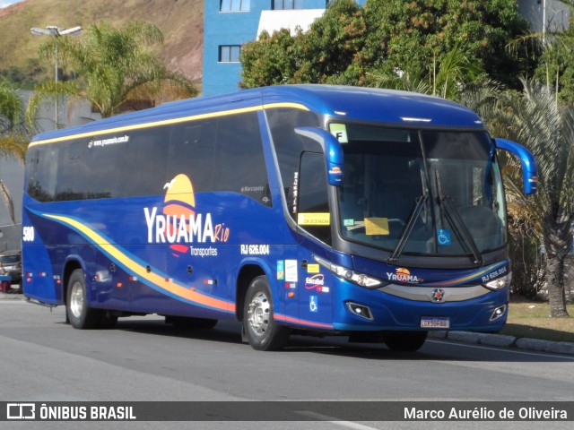 Yruama Rio Transportes Fretamento e Turismo RJ 626.004 na cidade de Aparecida, São Paulo, Brasil, por Marco Aurélio de Oliveira. ID da foto: 11153582.