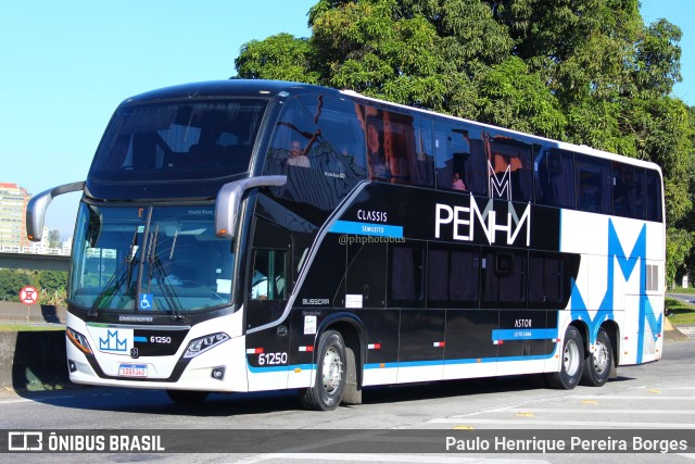 Empresa de Ônibus Nossa Senhora da Penha 61250 na cidade de Resende, Rio de Janeiro, Brasil, por Paulo Henrique Pereira Borges. Número da foto: #11152984.