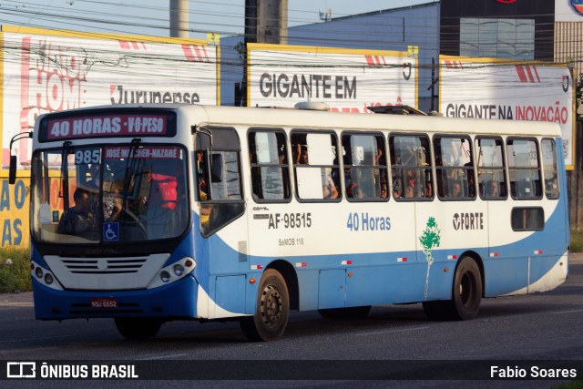 Viação Forte AF-98515 na cidade de Ananindeua, Pará, Brasil, por Fabio Soares. Número da foto: #11151396.