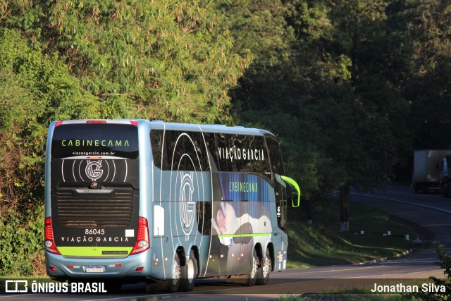 Viação Garcia 86045 na cidade de Umuarama, Paraná, Brasil, por Jonathan Silva. ID da foto: 11151504.