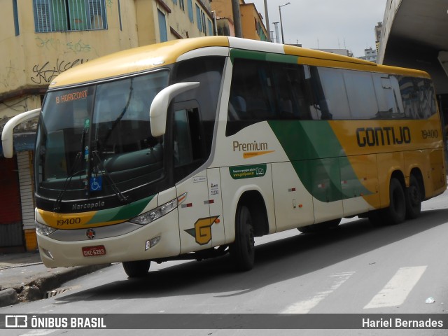 Empresa Gontijo de Transportes 19400 na cidade de Belo Horizonte, Minas Gerais, Brasil, por Hariel Bernades. Número da foto: #11152295.