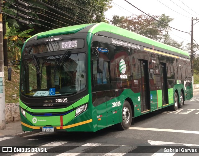 HP Transportes Coletivos 20805 na cidade de São Bernardo do Campo, São Paulo, Brasil, por Gabriel Garves. ID da foto: 11151866.