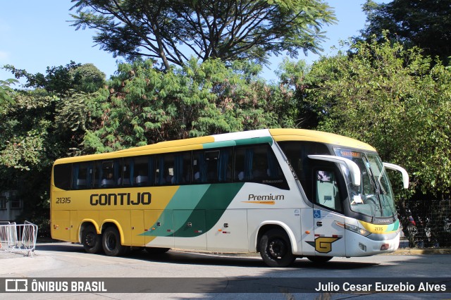 Empresa Gontijo de Transportes 21315 na cidade de São Paulo, São Paulo, Brasil, por Julio Cesar Euzebio Alves. ID da foto: 11151768.