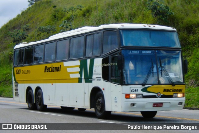 Viação Nacional 6269 na cidade de Barra do Piraí, Rio de Janeiro, Brasil, por Paulo Henrique Pereira Borges. ID da foto: 11152918.