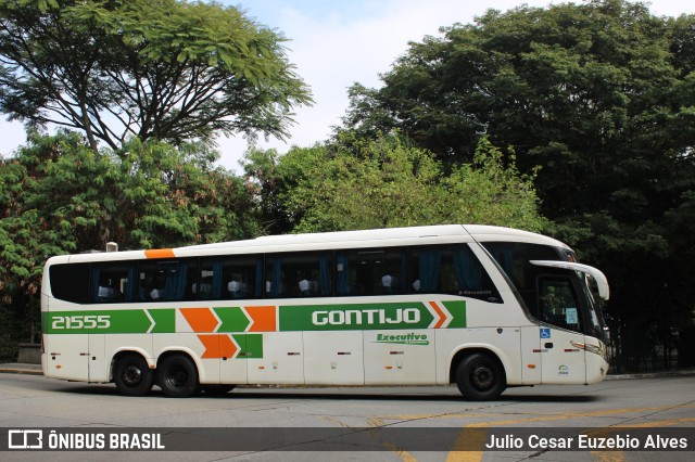 Empresa Gontijo de Transportes 21555 na cidade de São Paulo, São Paulo, Brasil, por Julio Cesar Euzebio Alves. Número da foto: #11151787.