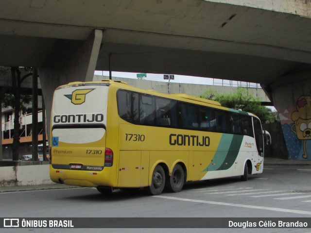 Empresa Gontijo de Transportes 17310 na cidade de Belo Horizonte, Minas Gerais, Brasil, por Douglas Célio Brandao. ID da foto: 11155242.