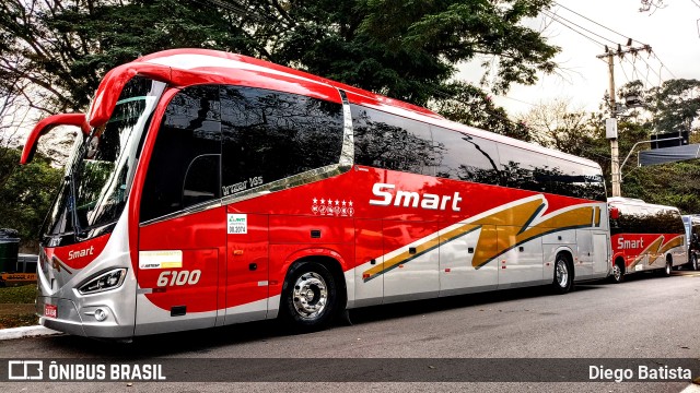 Viação Smart Transporte e Turismo 6100 na cidade de São Paulo, São Paulo, Brasil, por Diego Batista. ID da foto: 11154793.