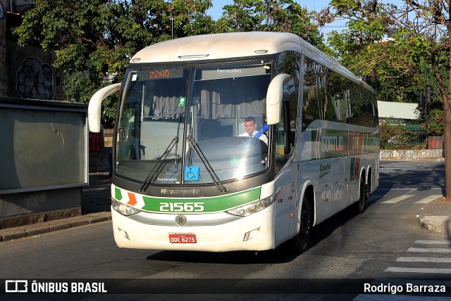 Empresa Gontijo de Transportes 21565 na cidade de Belo Horizonte, Minas Gerais, Brasil, por Rodrigo Barraza. ID da foto: 11155455.