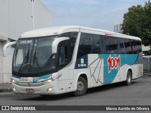 Auto Viação 1001 RJ 108.044 na cidade de Rio de Janeiro, Rio de Janeiro, Brasil, por Marco Aurélio de Oliveira. Número da foto: #11153658.