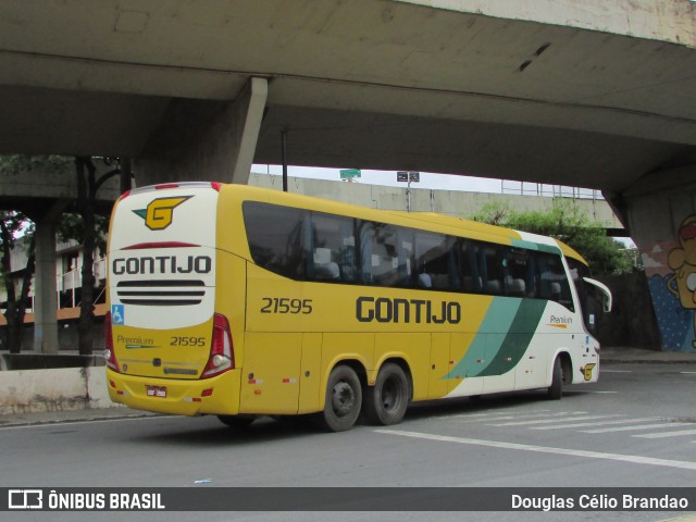 Empresa Gontijo de Transportes 21595 na cidade de Belo Horizonte, Minas Gerais, Brasil, por Douglas Célio Brandao. ID da foto: 11155175.