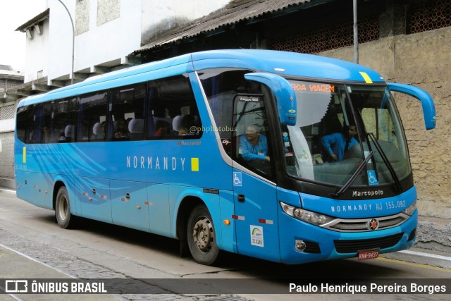 Viação Normandy do Triângulo RJ 155.082 na cidade de Rio de Janeiro, Rio de Janeiro, Brasil, por Paulo Henrique Pereira Borges. Número da foto: #11154934.