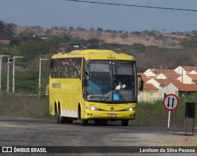 Viação Itapemirim 8647 na cidade de Taquaritinga do Norte, Pernambuco, Brasil, por Lenilson da Silva Pessoa. Número da foto: #11155041.