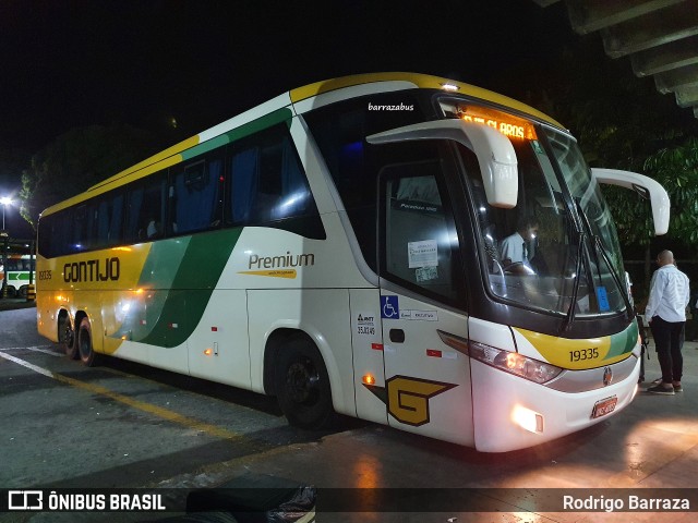 Empresa Gontijo de Transportes 19335 na cidade de Belo Horizonte, Minas Gerais, Brasil, por Rodrigo Barraza. Número da foto: #11155369.
