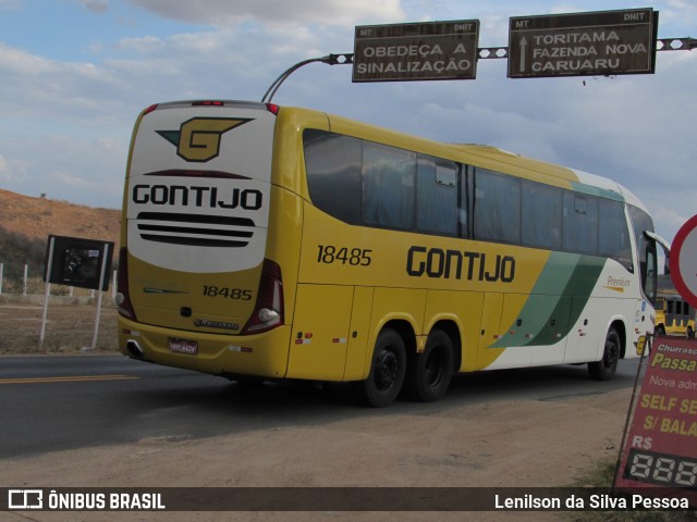 Empresa Gontijo de Transportes 18485 na cidade de Taquaritinga do Norte, Pernambuco, Brasil, por Lenilson da Silva Pessoa. Número da foto: #11155157.