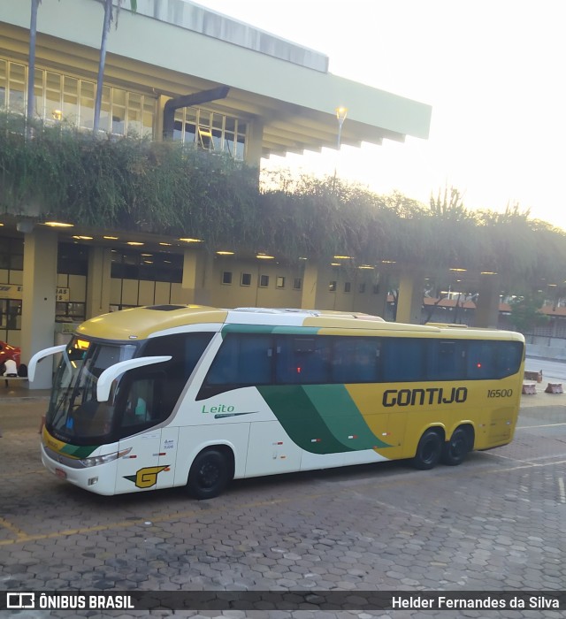 Empresa Gontijo de Transportes 16500 na cidade de Belo Horizonte, Minas Gerais, Brasil, por Helder Fernandes da Silva. ID da foto: 11153779.