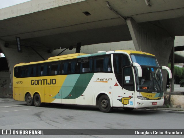 Empresa Gontijo de Transportes 14870 na cidade de Belo Horizonte, Minas Gerais, Brasil, por Douglas Célio Brandao. ID da foto: 11155128.