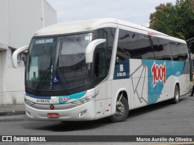 Auto Viação 1001 RJ 108.075 na cidade de Rio de Janeiro, Rio de Janeiro, Brasil, por Marco Aurélio de Oliveira. Número da foto: #11153663.