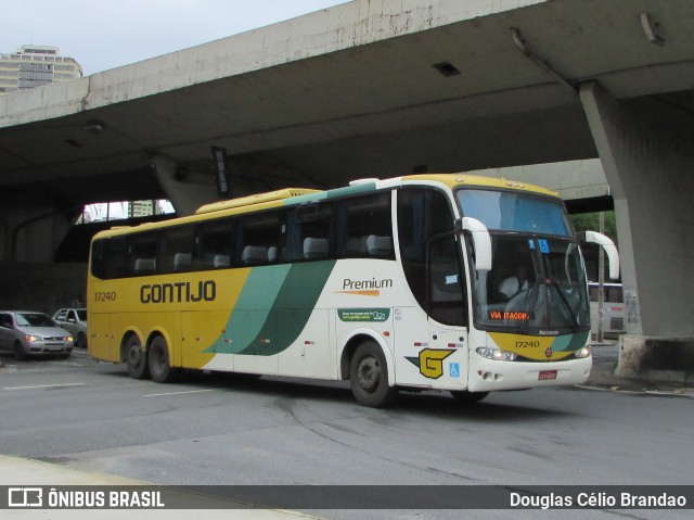 Empresa Gontijo de Transportes 17240 na cidade de Belo Horizonte, Minas Gerais, Brasil, por Douglas Célio Brandao. ID da foto: 11155209.