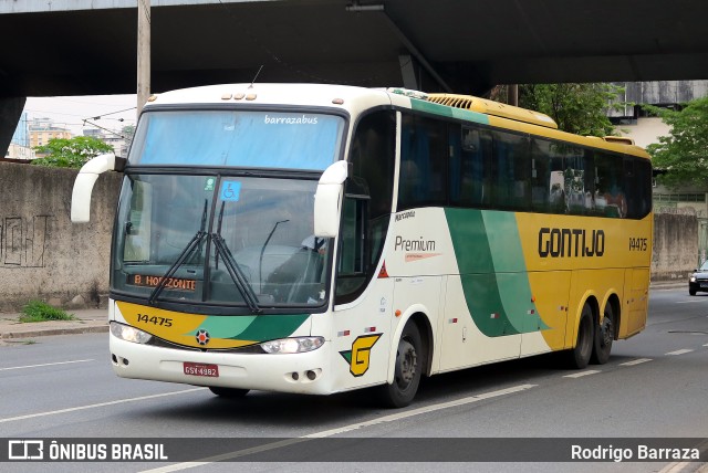 Empresa Gontijo de Transportes 14475 na cidade de Belo Horizonte, Minas Gerais, Brasil, por Rodrigo Barraza. ID da foto: 11155246.