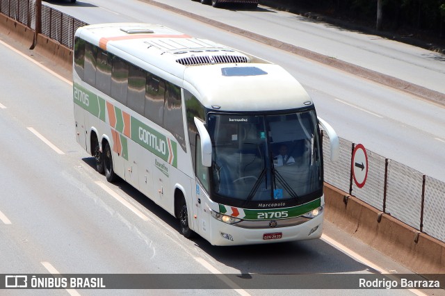 Empresa Gontijo de Transportes 21705 na cidade de Betim, Minas Gerais, Brasil, por Rodrigo Barraza. ID da foto: 11155466.