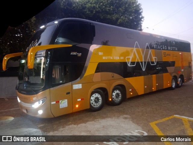 Viação Motta 21001 na cidade de Presidente Venceslau, São Paulo, Brasil, por Carlos Morais. Número da foto: #11155745.