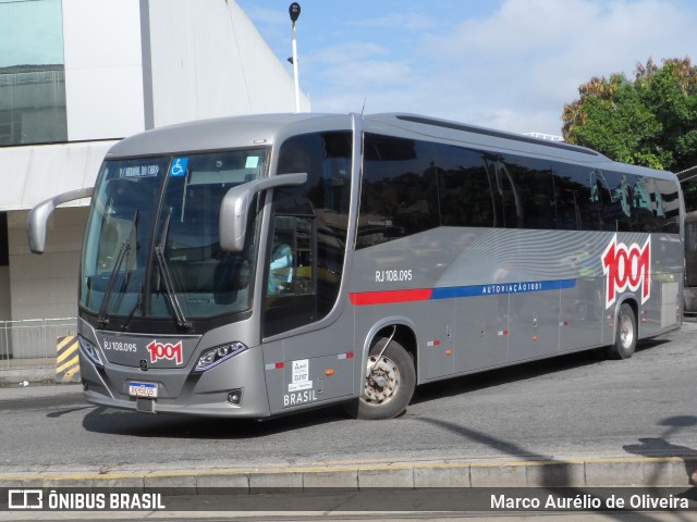 Auto Viação 1001 RJ 108.095 na cidade de Rio de Janeiro, Rio de Janeiro, Brasil, por Marco Aurélio de Oliveira. Número da foto: #11153667.