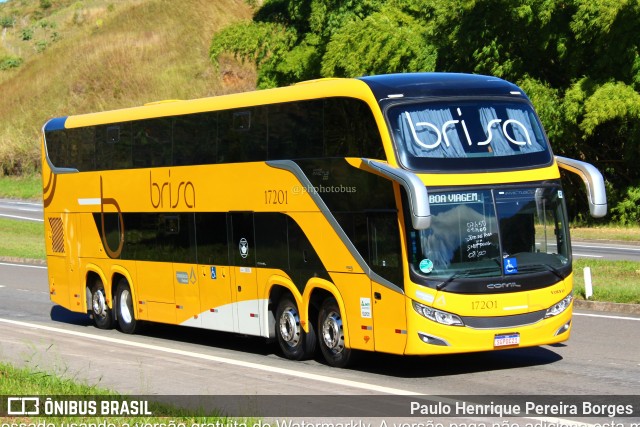 Brisa Ônibus 17201 na cidade de Três Rios, Rio de Janeiro, Brasil, por Paulo Henrique Pereira Borges. Número da foto: #11154986.