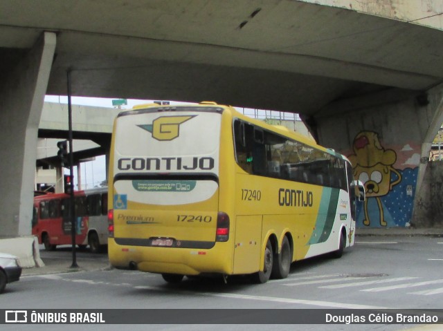 Empresa Gontijo de Transportes 17240 na cidade de Belo Horizonte, Minas Gerais, Brasil, por Douglas Célio Brandao. ID da foto: 11155213.