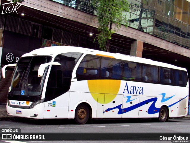 Aava 3C46 na cidade de Belo Horizonte, Minas Gerais, Brasil, por César Ônibus. ID da foto: 11155662.