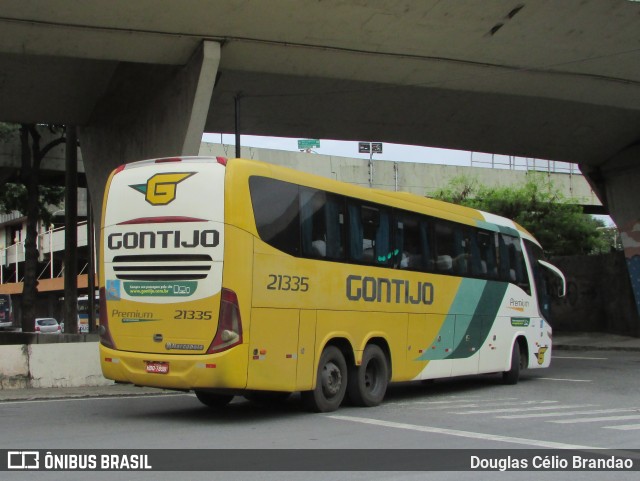 Empresa Gontijo de Transportes 21335 na cidade de Belo Horizonte, Minas Gerais, Brasil, por Douglas Célio Brandao. ID da foto: 11155139.