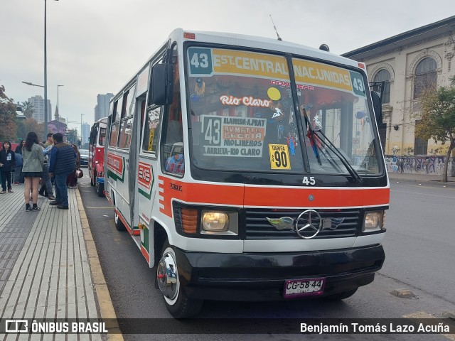 Ônibus Particulares Don Efe na cidade de Quinta Normal, Santiago, Metropolitana de Santiago, Chile, por Benjamín Tomás Lazo Acuña. ID da foto: 11153933.