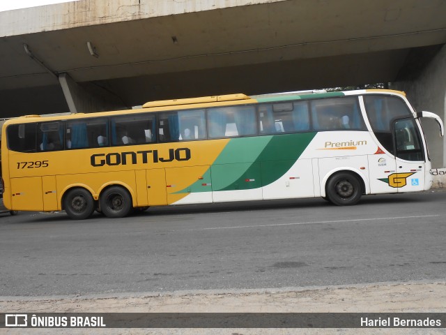 Empresa Gontijo de Transportes 17295 na cidade de Belo Horizonte, Minas Gerais, Brasil, por Hariel Bernades. ID da foto: 11154237.