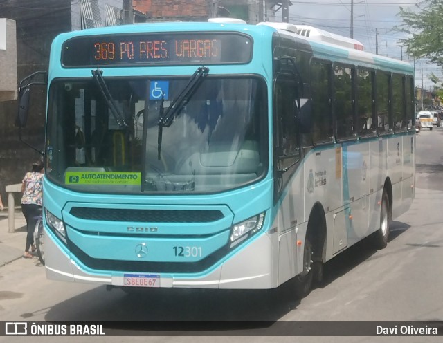 Auto Viação São José 12301 na cidade de Fortaleza, Ceará, Brasil, por Davi Oliveira. Número da foto: #11088014.