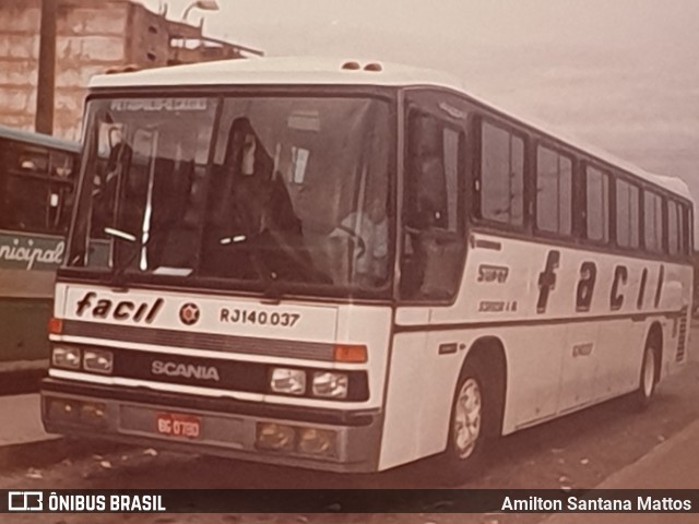 Fácil Transportes e Turismo RJ 140.037 na cidade de Duque de Caxias, Rio de Janeiro, Brasil, por Amilton Santana Mattos. Número da foto: #11087055.