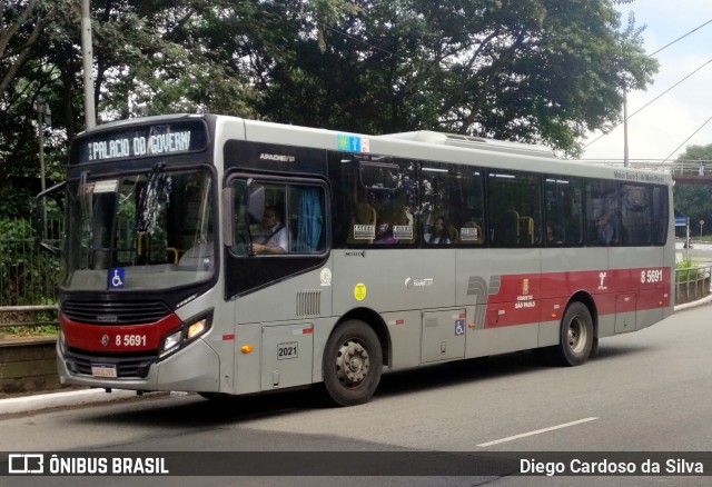 Auto Viação Transcap >> Auto Bless Transportes 8 5691 na cidade de São Paulo, São Paulo, Brasil, por Diego Cardoso da Silva. Número da foto: #11087557.