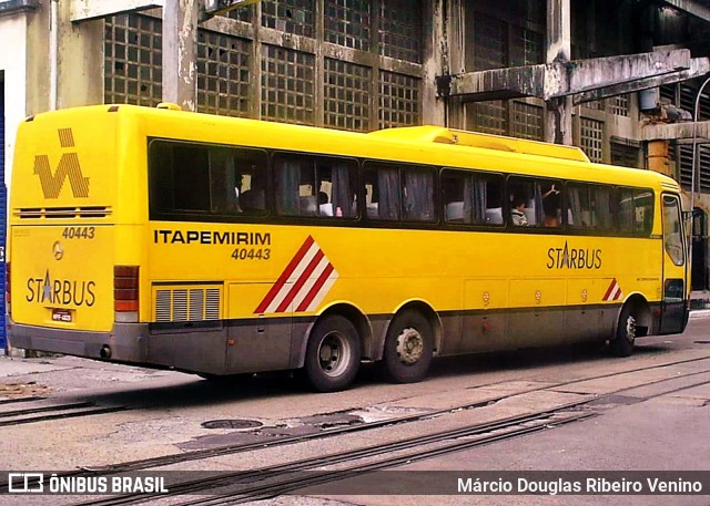 Viação Itapemirim 40443 na cidade de Rio de Janeiro, Rio de Janeiro, Brasil, por Márcio Douglas Ribeiro Venino. ID da foto: 11089611.