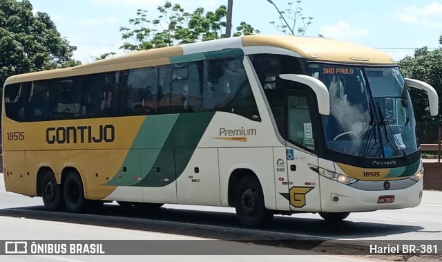 Empresa Gontijo de Transportes 18515 na cidade de Betim, Minas Gerais, Brasil, por Hariel BR-381. Número da foto: #11088222.