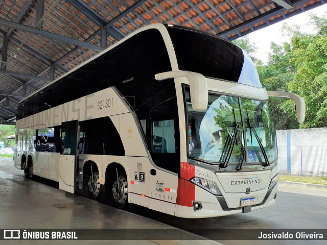 Auto Viação Catarinense 321301 na cidade de Embu das Artes, São Paulo, Brasil, por Josivaldo Oliveira. Número da foto: #11088096.