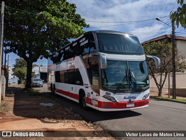 Expresso Maringá 6801 na cidade de Londrina, Paraná, Brasil, por Victor Lucas de Matos Lima. ID da foto: 11086927.