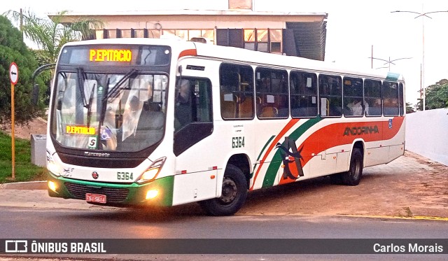 Empresa de Transportes Andorinha 6364 na cidade de Presidente Venceslau, São Paulo, Brasil, por Carlos Morais. ID da foto: 11086968.