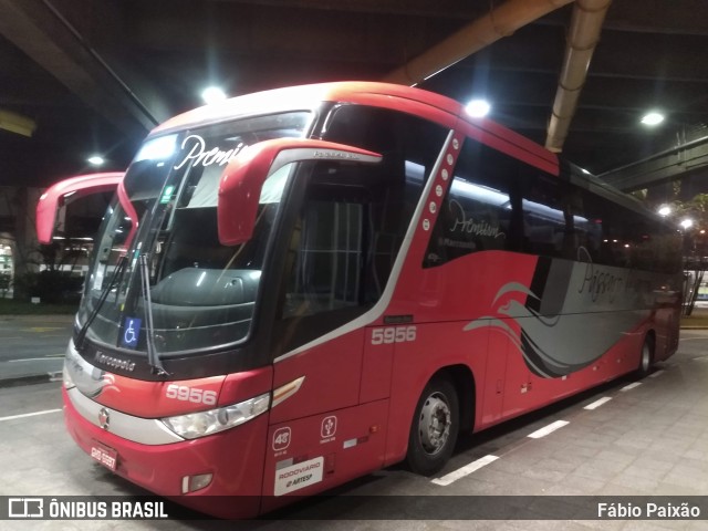 Empresa de Ônibus Pássaro Marron 5956 na cidade de São Paulo, São Paulo, Brasil, por Fábio Paixão. Número da foto: #11087440.