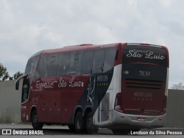 Expresso São Luiz 7830 na cidade de Caruaru, Pernambuco, Brasil, por Lenilson da Silva Pessoa. Número da foto: #11088556.