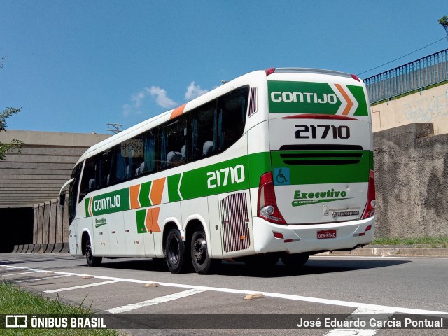 Empresa Gontijo de Transportes 21710 na cidade de Campinas, São Paulo, Brasil, por José Eduardo Garcia Pontual. ID da foto: 11088329.